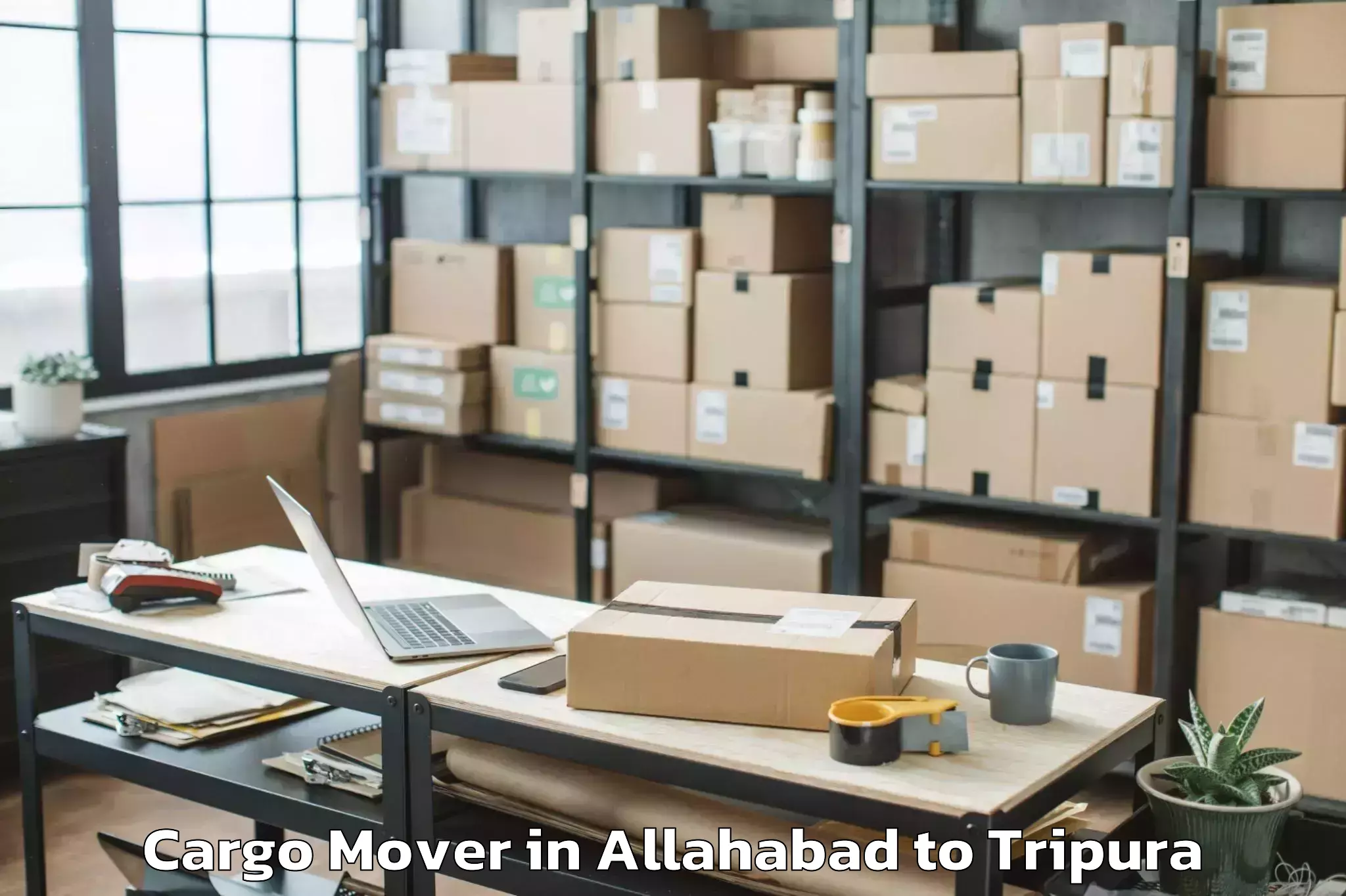 Book Allahabad to Gournagar Cargo Mover Online